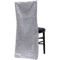 Sequin Chair Cover Back