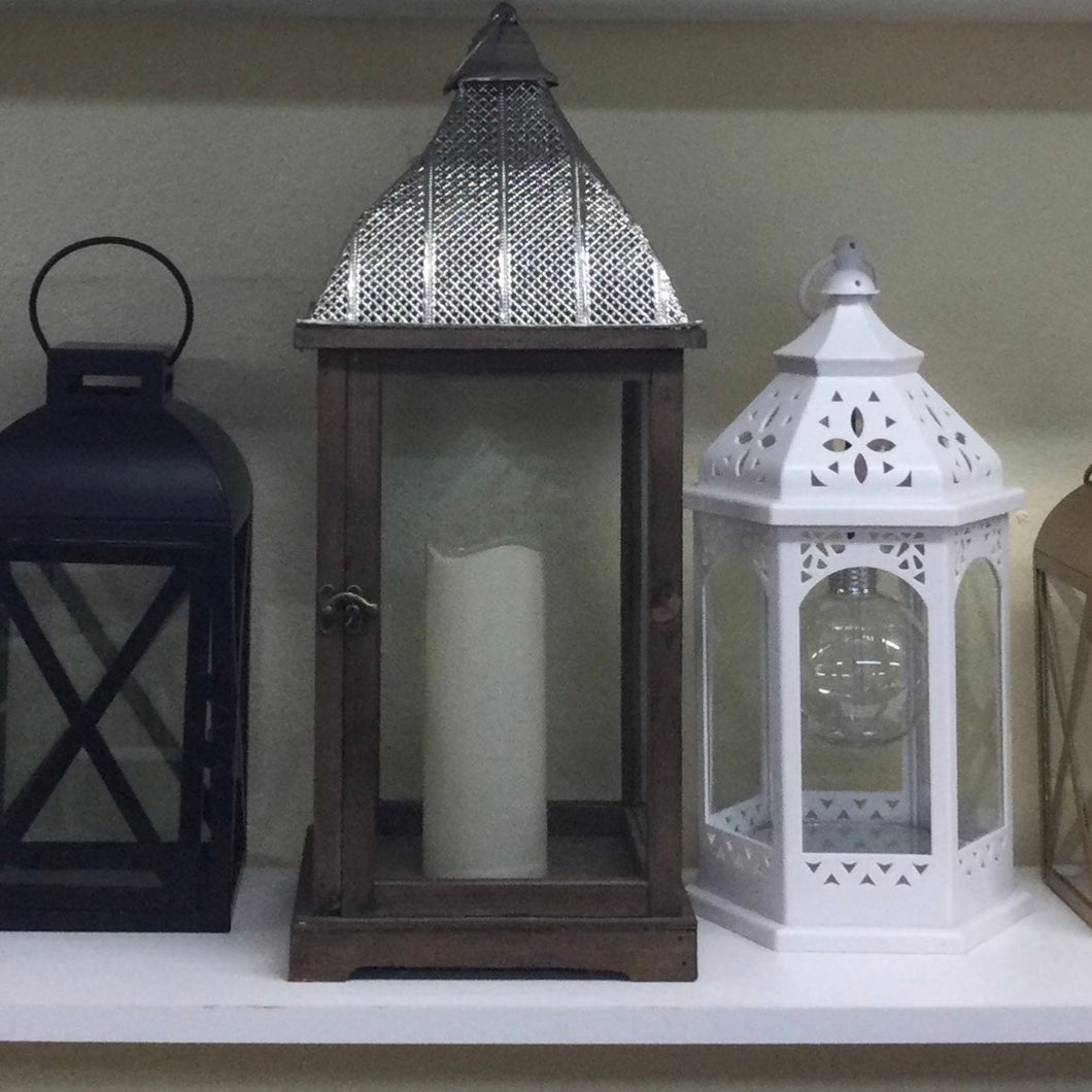Large Wooden Lantern