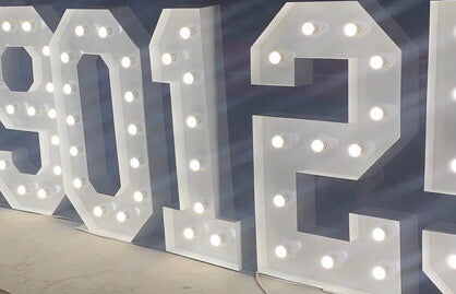 LED Marquee Numbers