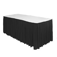 21ft Polyester Table Skirt