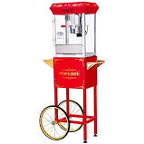 Medium Popcorn Popper with Rolling Cart
